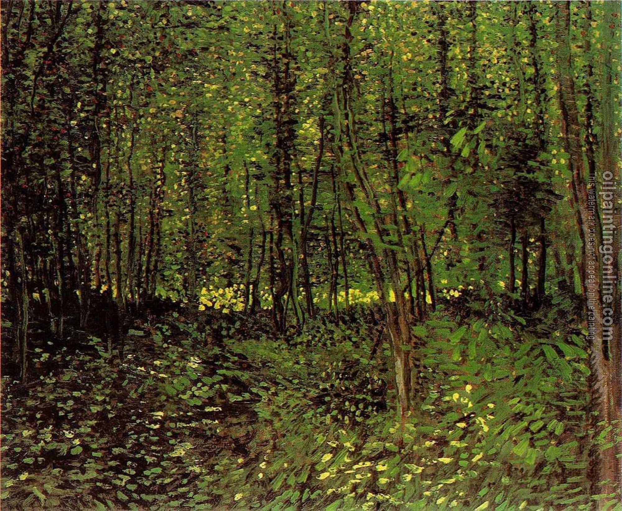 Gogh, Vincent van - Trees and Undergrowth